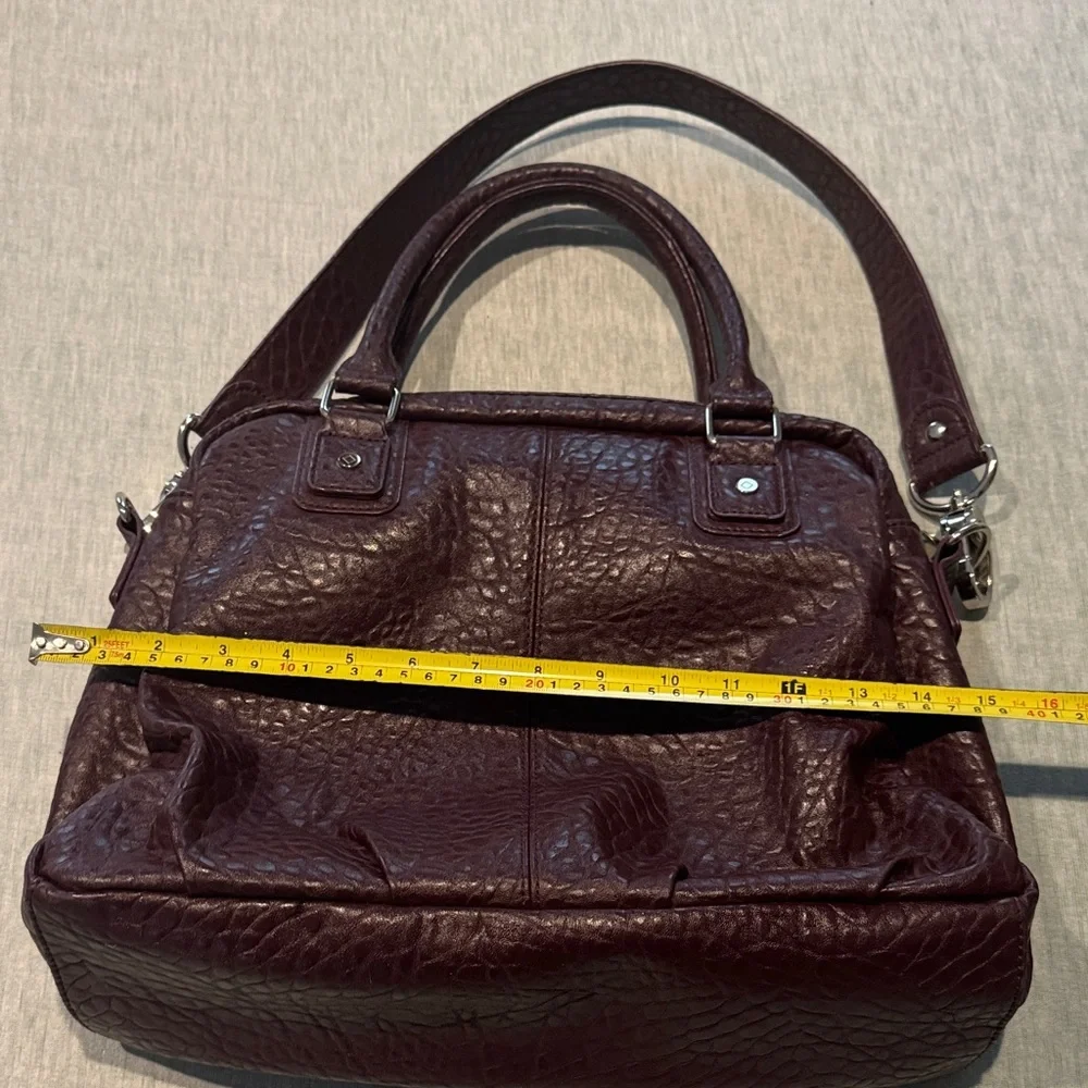 Chic Purple Handbag and Wallet Set